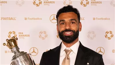 رسميًا.. محمد صلاح أفضل لاعب في إنجلترا لعام 2025
