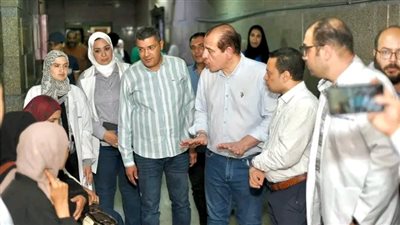 نائب وزير الصحة يتفقد منشآت صحية بدمياط ويشيد بأداء مستشفى الحميات والمستشفى العام 