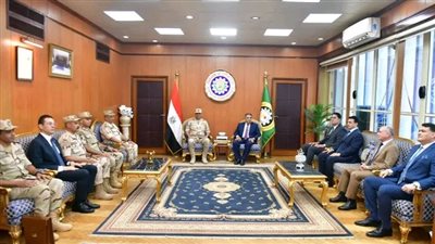 محافظ الدقهلية يستقبل قائد قوات الدفاع الشعبى والعسكري لمجابهة الأزمات والكوارث