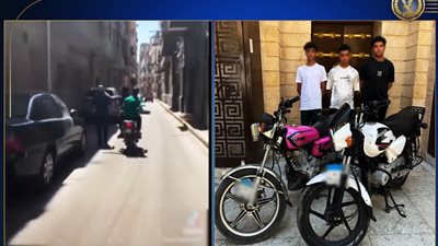 ضبط المتهمين بالتعدي بالضرب على المارة بشوارع القاهرة 