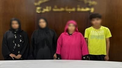 ضبط سيدة وبصحبتها أخرين بأعمال بلطجة وترويع المارة بمنطقة المرج بالقاهرة