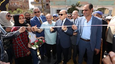 عبد المعطى يفتتح مشروع محطة رفع صرف صحي شنو كفر الشيخ 