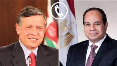 السيسي وملك الأردن يدينان الاعتداء الإسرائيلي على قطر ويؤكدان دعم سيادتها