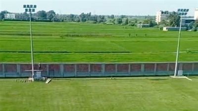  الإنتهاء من إنشاء ملعب كرة قدم قانونى بنادى زمالك قلين كفر الشيخ 