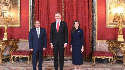 ملك وملكة إسبانيا يبدأن غدا زيارة إلى مصر