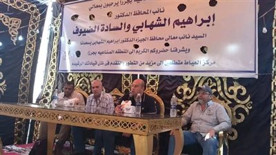 نائب محافظ الجيزة يلتقي بمستثمري المنطقة الصناعية بمركز العياط لبحث المشاكل والتحديات