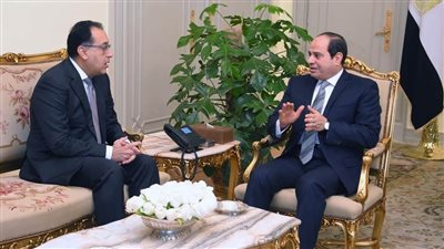 الرئيس السيسى يبحث مع رئيس الوزراء نتائج زيارته إلى الولايات المتحدة