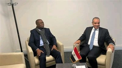 وزير الخارجية يلتقي المندوب الدائم لجنوب أفريقيا لدى اليونسكو والرئيس الحالي للمجموعة الأفريقية