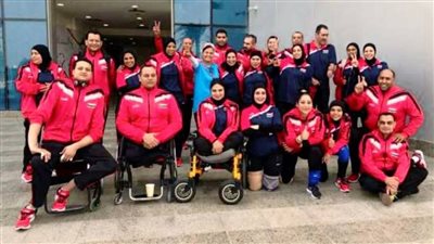 لاعبو كفرالشيخ للكرة الطائرة البارالمبية ضمن صفوف منتخب مصر فى بطولة العالم بأمريكا