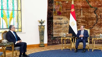 يعكس مكانة مصر الرفيعة.. السيسي يستقبل الدكتور خالد العناني مدير 