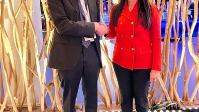 وزيرة التخطيط تبحث مع نائب رئيس البنك الآسيوي للاستثمار في البنية التحتية (AIIB) تطوير العلاقات المشتركة بين الجانبين