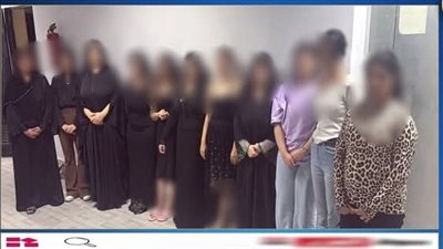 ضبط 10 سيدات بتهمة ممارسة الأعمال المنافية للاداب 