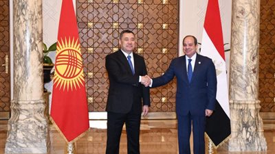 الرئيس السيسي ورئيس قيرغيزستان يشهدان التوقيع على عدد من الاتفاقيات بين البلدين
