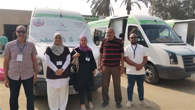قافلة علاجية بكبريت البحارة لتوقيع الكشف الطبي على المواطنين 