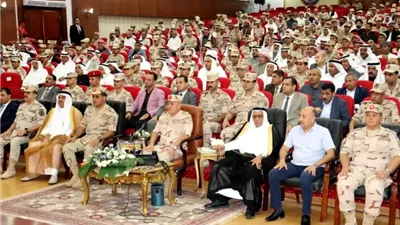 قيادة قوات شرق القناة لمكافحة الإرهاب تستقبل عددا من شيوخ وعواقل القبائل بسيناء