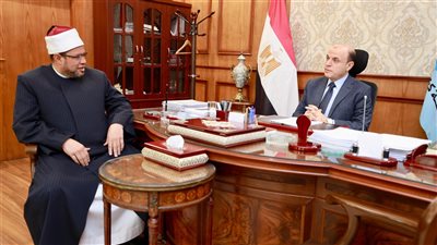 محافظ كفرالشيخ يناقش جهود مبادرة «صحح مفاهيمك»..  وتجديد الخطاب الديني مع وكيل الأوقاف الجديد