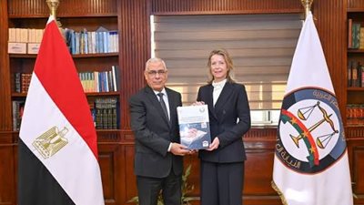 النائب العام يستقبل الممثلة الخاصة للاتحاد الأوروبي لتعزيز التعاون في حقوق الإنسان