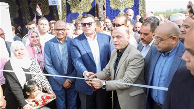  وزير الإسكان ومحافظ كفرالشيخ يفتتحان محطة مياه دقميرة