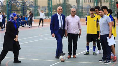 اطلاق فعاليات المهرجان الرياضي لجامعة كفر الشيخ الأهلية للعام الجامعي 2025 / 2026