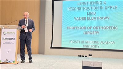 رئيس جامعة الأزهر يهنئ الدكتور ياسر البطراوي بعضويته بمجلس إدارة جمعية جراحة عظام أطفال الشرق الأوسط