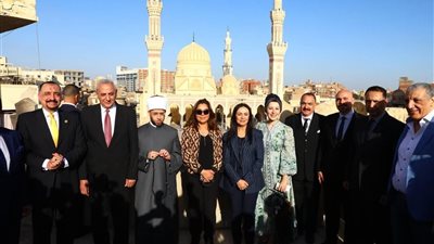 وزراء التنمية المحلية والتضامن والأوقاف ومحافظ الغربية يتفقدون مشروع تطوير محيط مسجد السيد البدوي