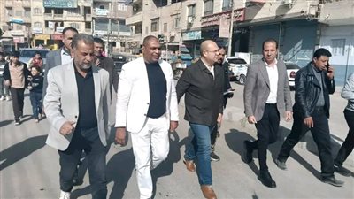 نائب محافظ الجيزة يتفقد أعمال الخطة الاستثمارية للتطوير والرصف بمدينة الصف